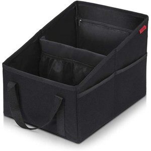 Car Seat Organizer - Passenger Seat Organizer,Collapsible Small Car Seat Storage